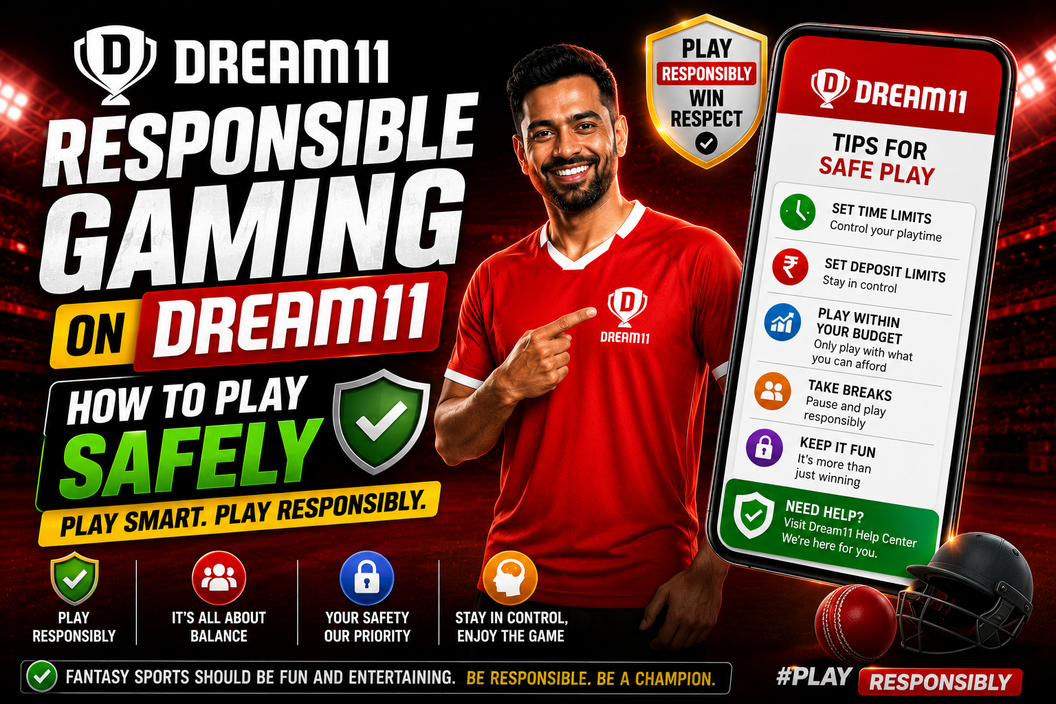 Responsible Gaming on Dream11